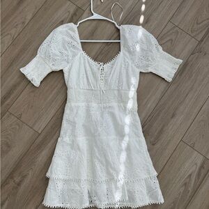 White Eyelet Dress